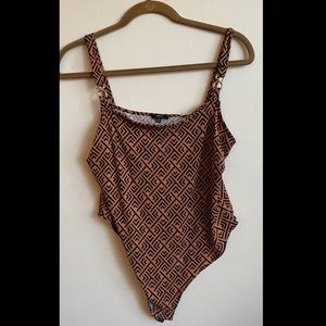 Rainbow bodysuit US size 3XL